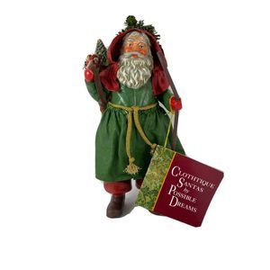 1991 Clothtique Possible Dreams Santa FATHER CHRISTMAS #625102 With Box and Tags